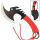 Zombie Killer Skullsplitter Throwing Axe - Red